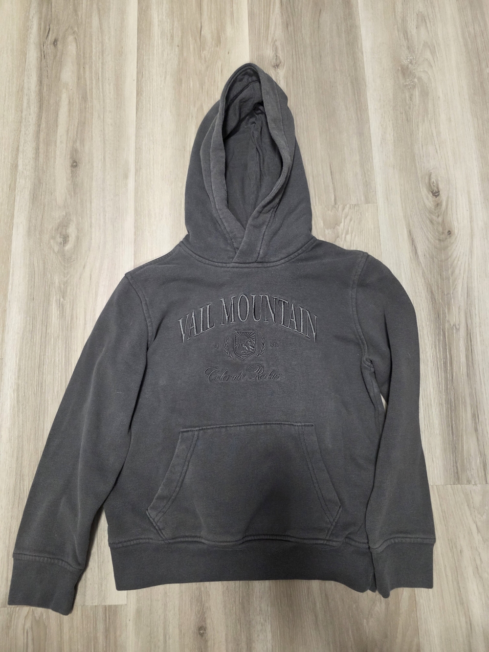 abercrombie kids Charcoal Gray Hooded Sweatshirt